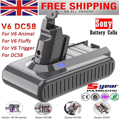 Battery for dyson v6 - 21.6v,