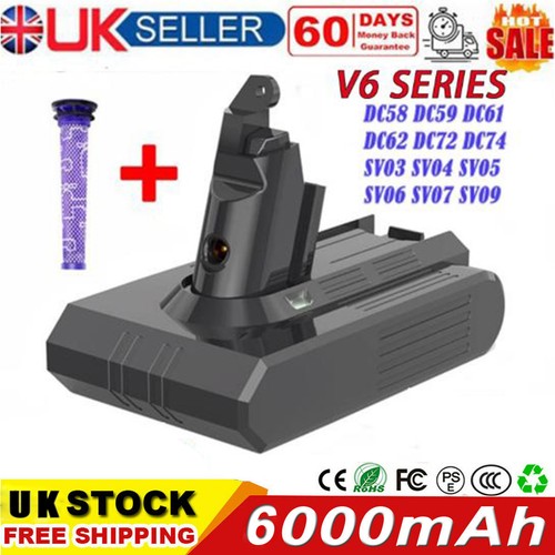 6000mah battery for - for, v6
