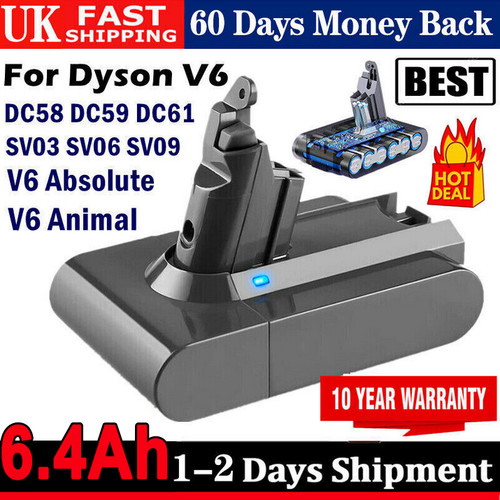For dyson stick 6400mah - for, v6