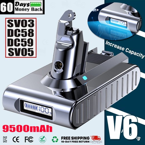 9500mah battery for dyson - 9500mah, v6