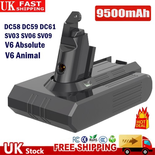 9500mah battery for dyson - 9500mah, v6
