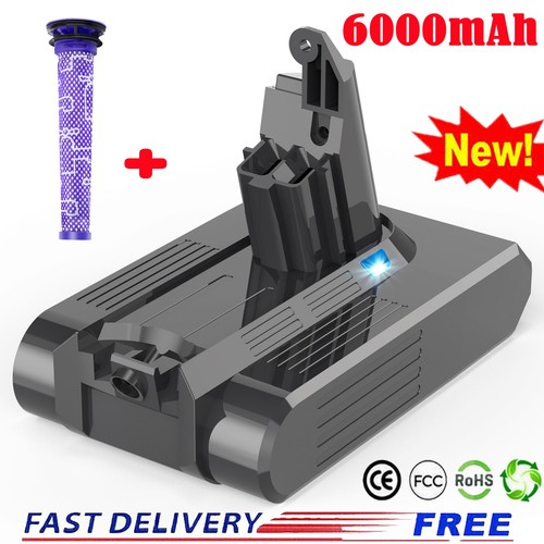 6000mah battery for dyson - for, v6