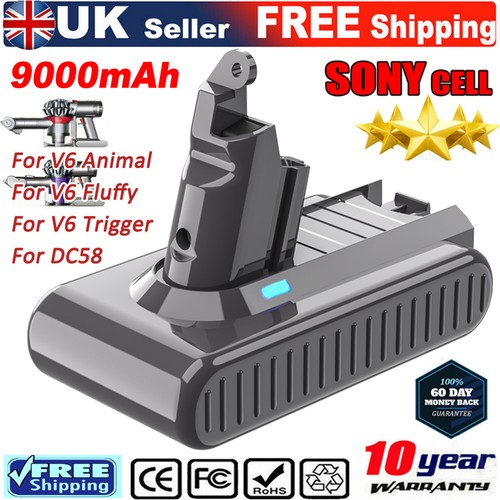 9000mah battery for dyson - dyson, v6