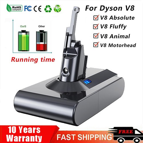 4ah for dyson v8 - 21.6v,
