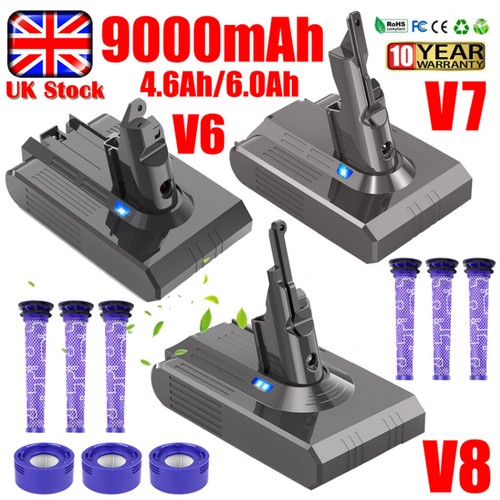 9500mah for dyson - for, v8
